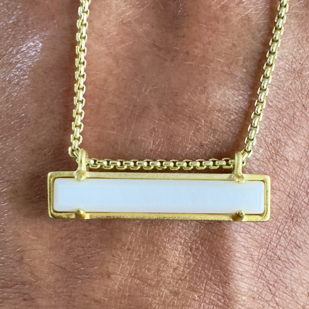 Kendra Scott Leanor Adjustable Length Bar Pendant Necklace